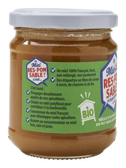 Le Miel Responsable BIO Origine France Garantie- 250g