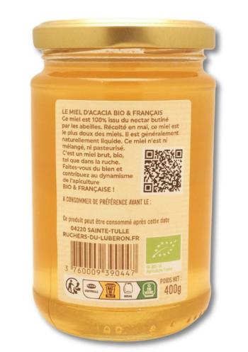 Miel d'Acacia Bio & Francais - 400g